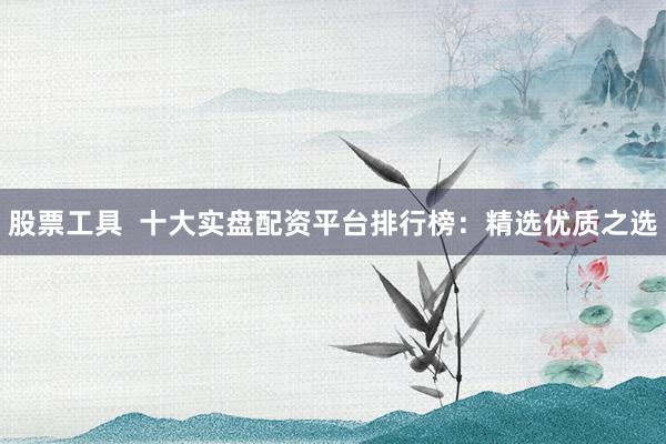 股票工具  十大实盘配资平台排行榜：精选优质之选
